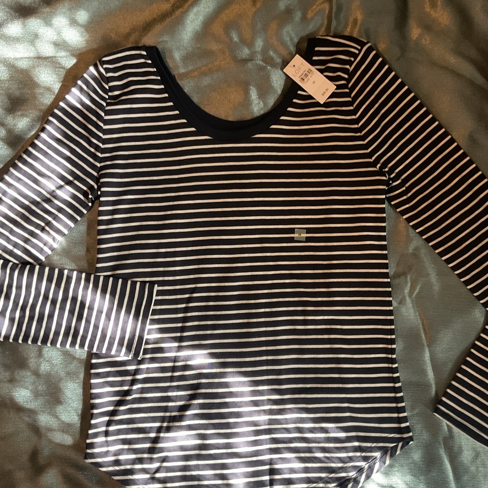 Stylish Navy  Striped Top